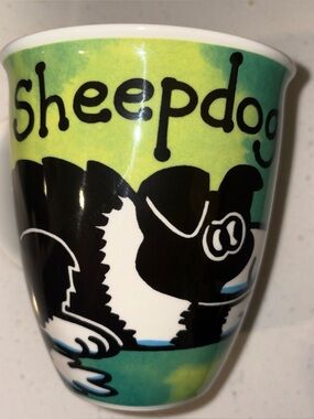 Dunoon Collie Sheepdog Stoneware Mug Jane Brookshaw Design